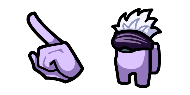 Among Us Jujutsu Kaisen Gojo Purple Character