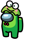 Among Us Keroppi Character cursor
