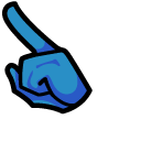 Among Us Knife Character pointer