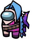 Among Us League of Legends Jinx Character cursor
