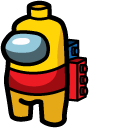 Among Us LEGO Character cursor