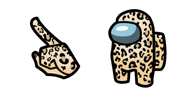 Among Us Leopard Character