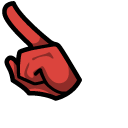 Among Us Lilo and Stitch Lilo Orange Character pointer