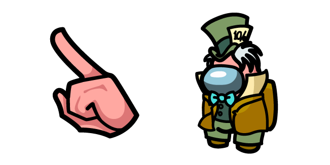 Among Us Mad Hatter Character