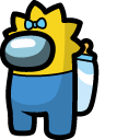 Among Us Maggie Simpson Character cursor