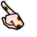 Among Us Maneki Neko Beige Character pointer