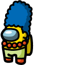Among Us Marge Simpson Character cursor
