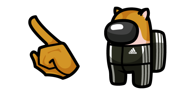 Among Us Meme Adidas Doge Character