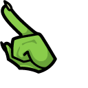 Among Us Mike Wazowski Character pointer