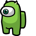 Among Us Mike Wazowski Character cursor