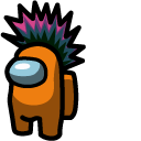 Among Us Mohawk Character cursor