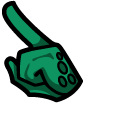 Among Us Montgomery Gator Character pointer