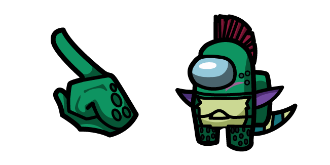 Among Us Montgomery Gator Character