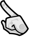 Among Us Moon Character pointer