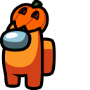 Among Us Mr. Pumpkin Character cursor