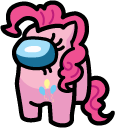 Among Us My Little Pony Pinkie Pie Character cursor