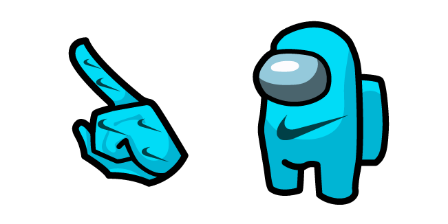 Among Us Nike Blue Character