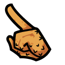 Among Us Orange Pufferfish Character pointer