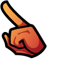 Among Us Orange Table Lamp Character pointer