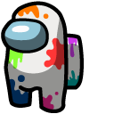 Among Us Paint Character cursor