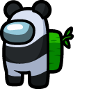 Among Us Panda Character cursor
