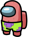 Among Us Patrick Star Character cursor