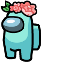 Among Us Peonies Character cursor