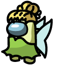Among Us Peter Pan Tinker Bell Green Character cursor