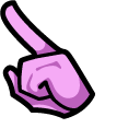 Among Us Pink Balloons Character pointer