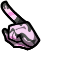 Among Us Pink Camouflage Character pointer