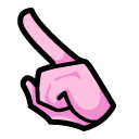 Among Us Pink Cupcake Character pointer