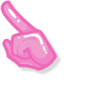 Among Us Pink Gum Character pointer