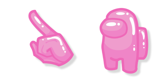 Among Us Pink Gum Character