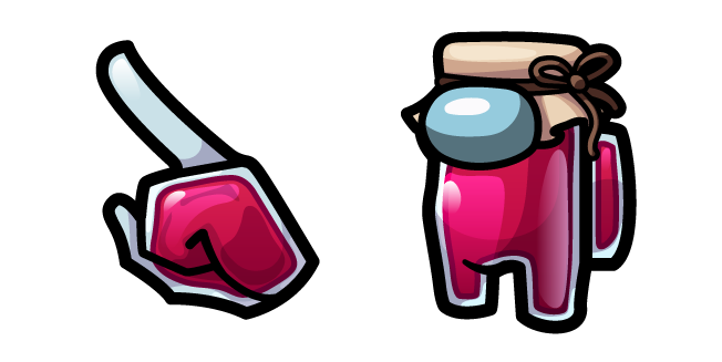 Among Us Pink Jam in Jar Character