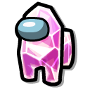 Among Us Pink Quartz Character cursor