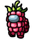Among Us Pink Raspberry Character cursor