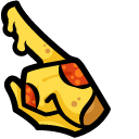 Among Us Pizza Character pointer