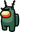 Among Us Plankton Character cursor