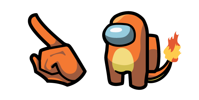 Among Us Pokemon Charmander Character