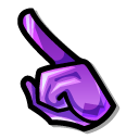 Among Us Purple Amethyst Character pointer