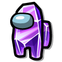 Among Us Purple Amethyst Character cursor