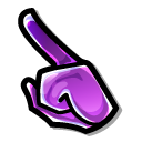 Among Us Purple Blueberry Jelly Character pointer