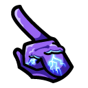 Among Us Purple Thundercloud Character pointer