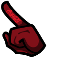 Among Us Red Coca-Cola Character pointer