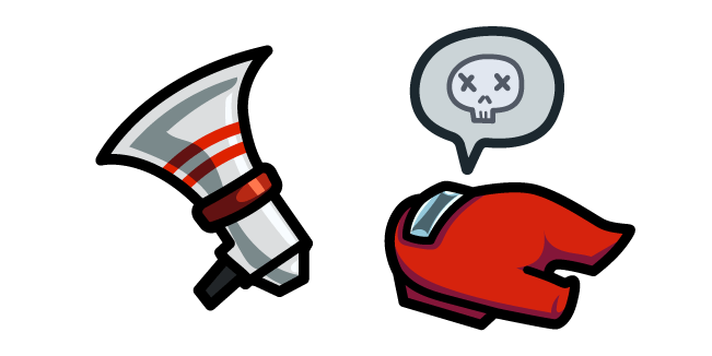 Among Us Red Dead Body and Report