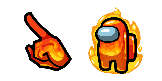 Among Us Red Fire Character