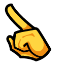 Among Us Red Fries Box Character pointer