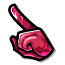 Among Us Red Maroon Garnet Character pointer