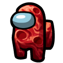 Among Us Red Mars Character cursor