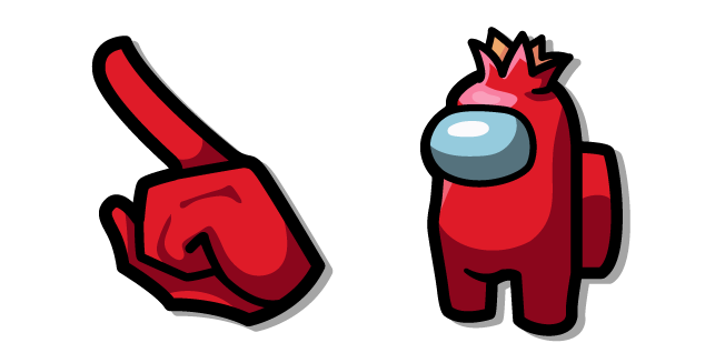Among Us Red Pomegranate Character